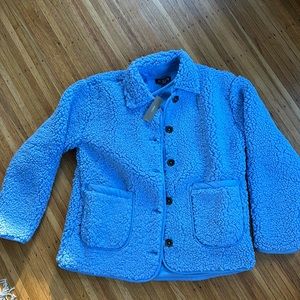 J Crew Button Up fleece